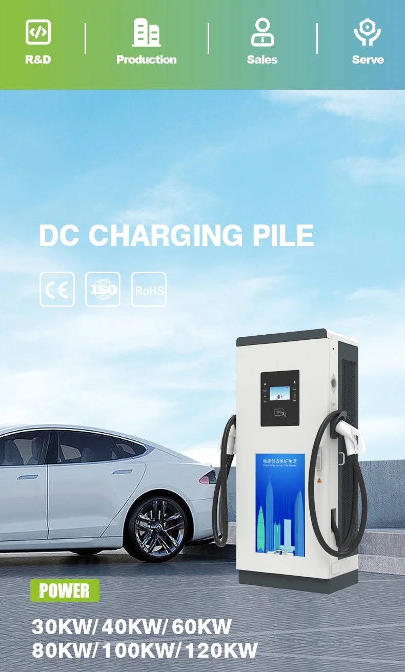 120kw Fast Car Charger DC EV Car Battery Charger for Electric Vehicle