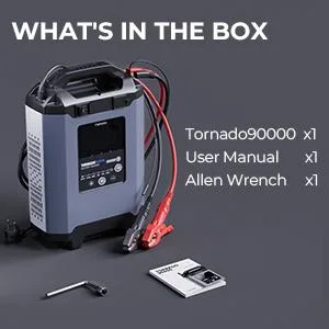 Topdon EU USA Australia Stock T90000 Automatic Intelligent Smart Mobile 12V 90A 24V Portable Car Truck Ecm ECU Programming Battery Charger