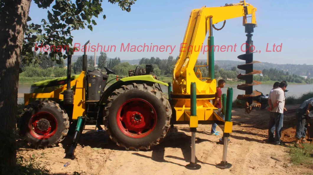 Pole Erection Machine Is a Tractor Operated Application, Designed Especially for Rural Electrification Work Hence Pit Designs and Dimensions Can Be Customized