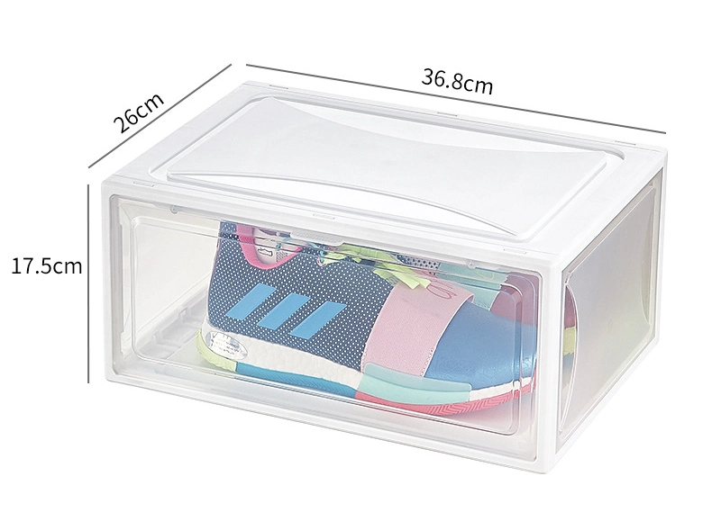 Shoe Storage Box Transparent Sneakers Dustproof Anti-Oxidation Shoe Cabinet Drawer Type Side Open Shoe Box Shoe Wall Shoe Rack Acrylic Shoe Box