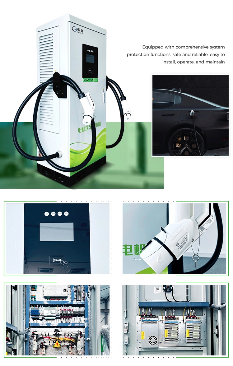 EV DC 120kw 160kw 180kw Commercial Business Use Gbt, CCS1, CCS2, Chademo EV Charging Station