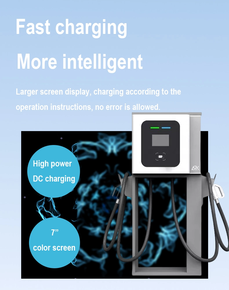 CE Certified Car Chargepoint Station for Electric Vehicles Floor-Standing APP/Ocpp/4G