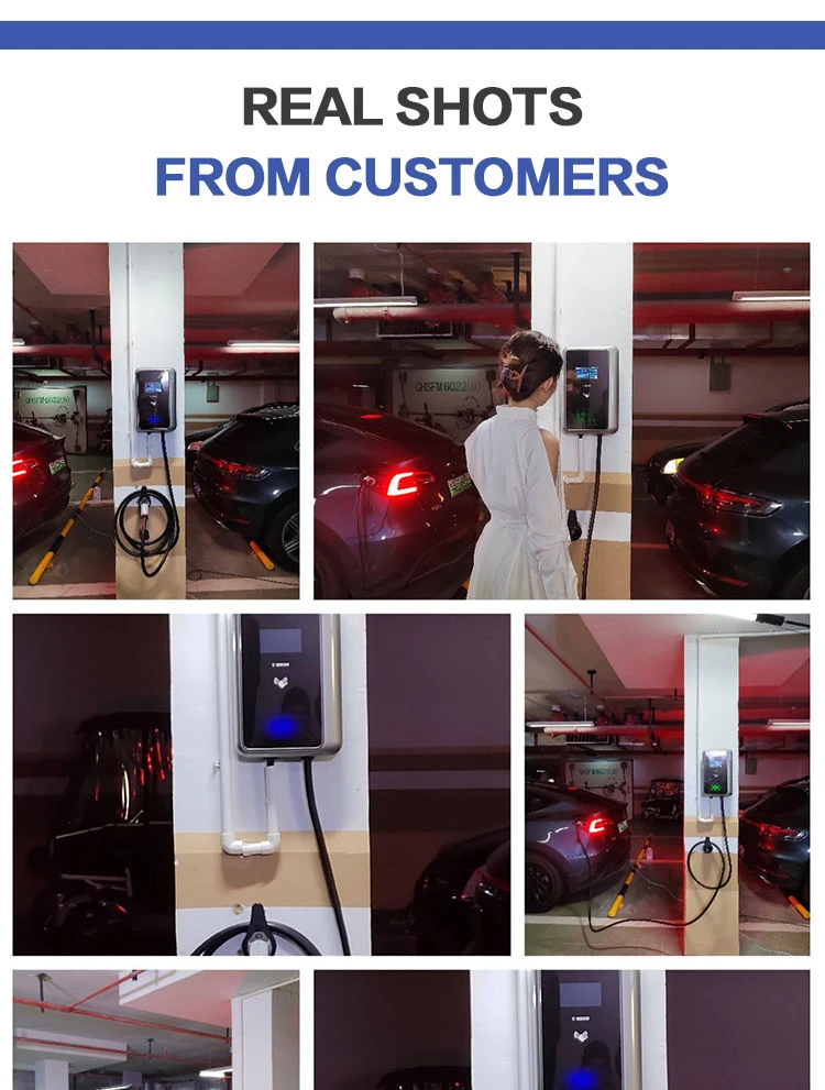 Home Use Wall-Mounted AC Fast EV Charger