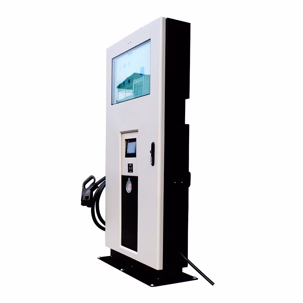 DC Fast Truck Public EV Charging Station 150kw 250kw 240kw Charger with Advertising Screen