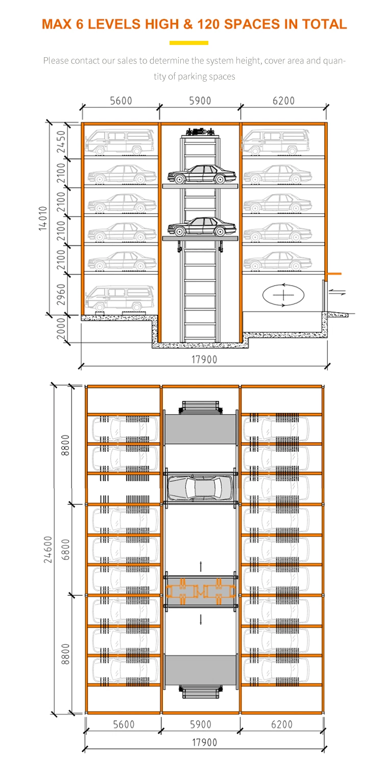 Car Charging Smart Parking System with CE TUV Eac