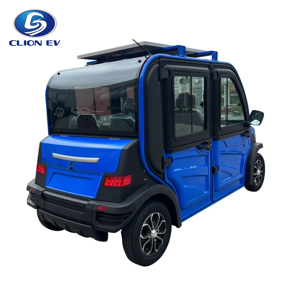 4X2 Solar Powered New Energy Electric Mini Scooter Car/Patrol Car/Utility Vehicle