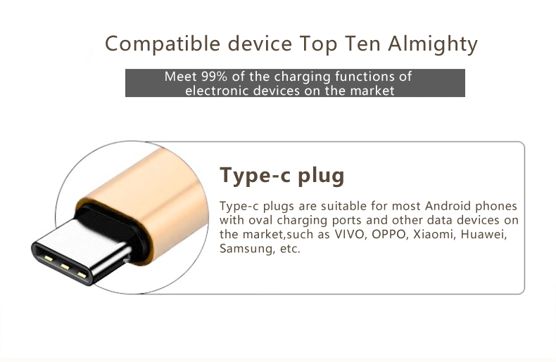 Android Phone and USB Device Type-C Charging Cable - Tatshing