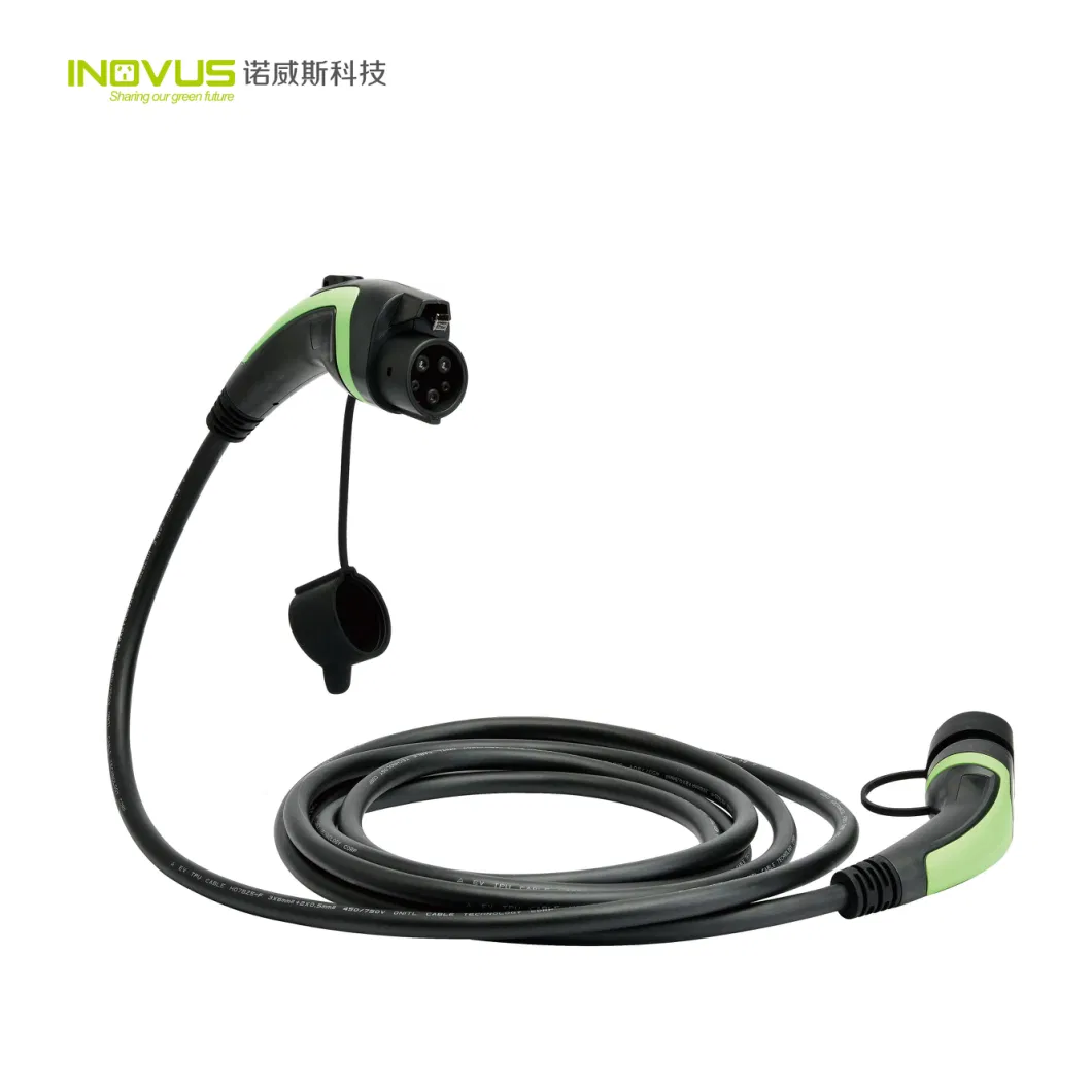 Inovus 32A 3.7kw Type1 Type2 EV Charging Cable with TUV CE Certificate