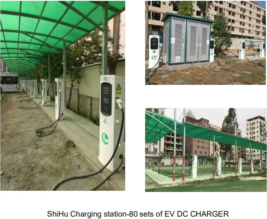 60kw Quick EV Charger Factory Supplier CCS2/Chademo DC Level 3 EV Charger Two Connector Evse Charger