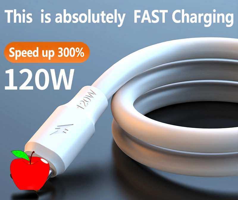 Super Fast Flash Charger to Type C Lightning Data Charging Charge Cable