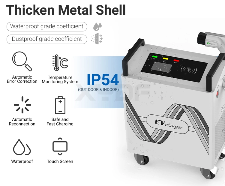 Xydf Mobile Portable High Quality Household Ocpp CE/TUV/CCS2/CCS1/Chademo/Gbt 20/30/40kw EV Charging Station DC Manufacturer