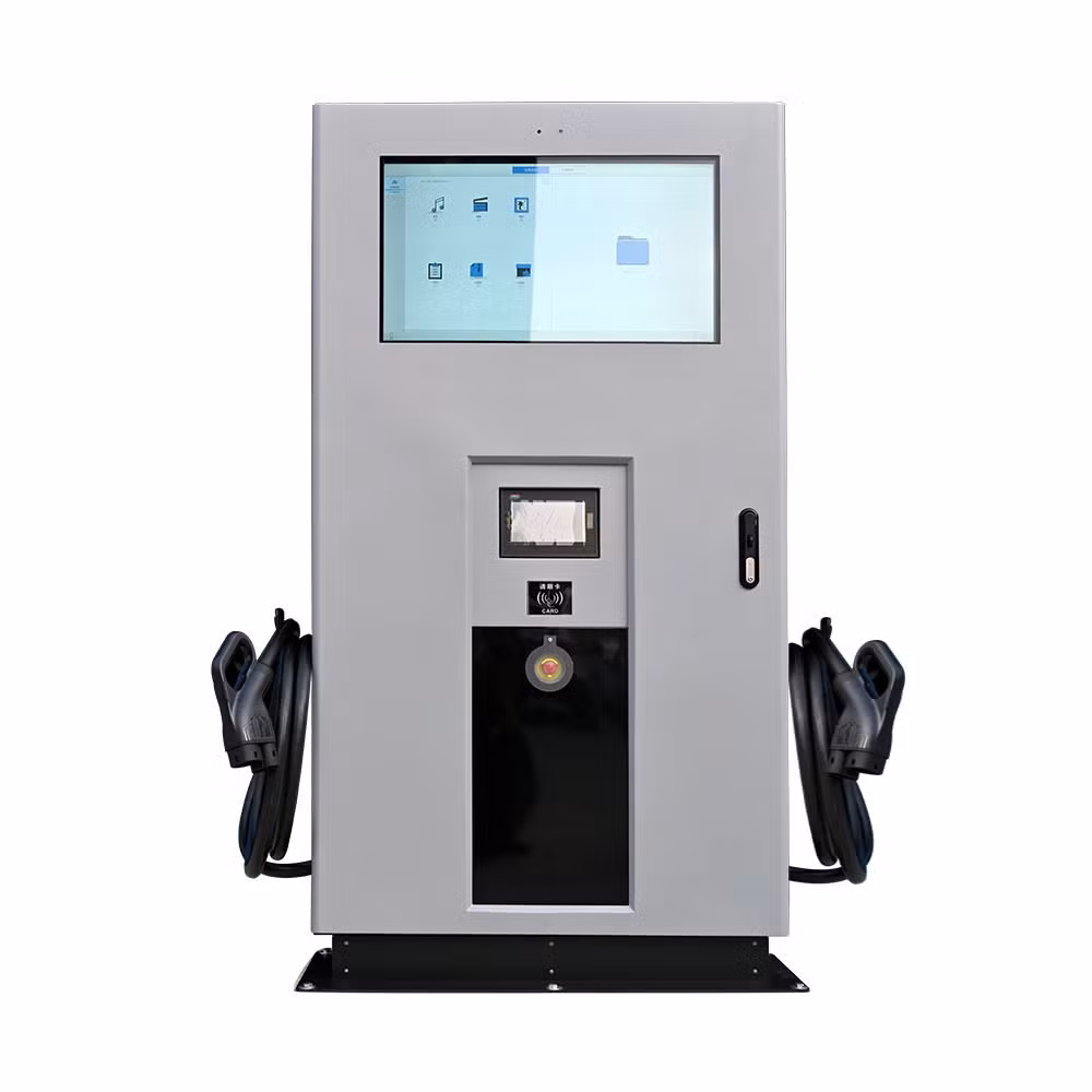 DC Fast Truck Public EV Charging Station 150kw 250kw 240kw Charger with Advertising Screen