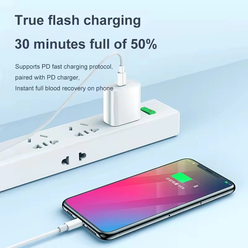 Hot Fast Charging Braided USB C to Lightning Multi Colors Data USB Cable for iPhone 8/X/11/12/13/14