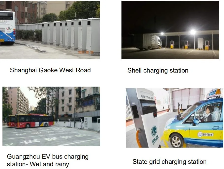 60kw Quick EV Charger Factory Supplier CCS2/Chademo DC Level 3 EV Charger Two Connector Evse Charger